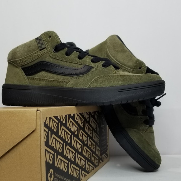 Vans Zahba  Beatrice Mid Sneakers Women's Size 7 Dark Olive NWT - Picture 1 of 9